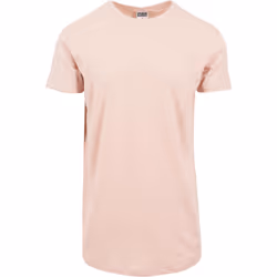 Urban Classics Shaped Long Tee, Tee-shirt, Adulte, Mâle, Rose, L, SML