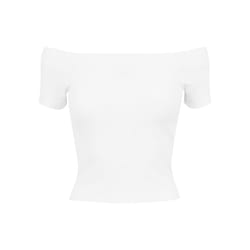 Urban Classics TB1500 Haut (vêtement) Encolure ballerine Manche courte Coton, Elastane