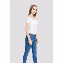 Urban Classics TB1500 Haut (vêtement) Encolure ballerine Manche courte Coton, Elastane - Vue supplémentaire 6
