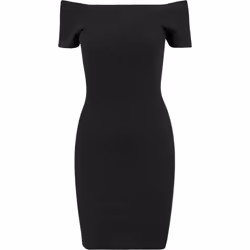 Urban Classics TB1501, Adulte, Femelle, Noir, L, SML, Au-dessus du genou