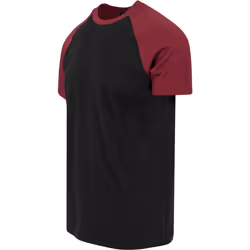 Urban Classics Raglan Contrast Tee Tee-shirt Encolure torsadée Manche courte Coton, Pull-over