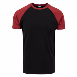 Urban Classics TB639, Tee-shirt, Adulte, Mâle, Noir, Bourgogne, Monochromatique, S