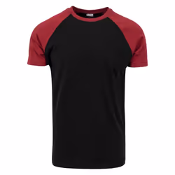 Urban Classics TB639-00651-0054, Tee-shirt, Adulte, Mâle, Noir, Bourgogne, Monochromatique, XL