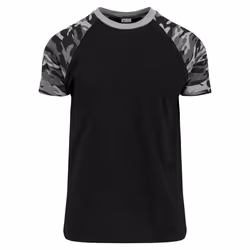 Urban Classics Raglan Contrast Tee Tee-shirt Encolure torsadée Manche courte Coton, Pull-over