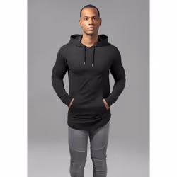 Urban Classics TB1573, Adulte, Mâle, Sweat à capuche, Noir, S, États-Unis d'Amérique