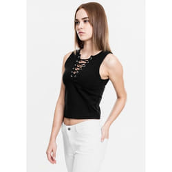Urban Classics TB1631 Haut (vêtement) Col V Sans manches Coton, Elastane
