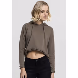Urban Classics TB1305, Adulte, Femelle, Sweat à capuche, Vert, Manches longues, Monochromatique