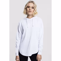 Urban Classics Ladies Oversized Terry, Adulte, Femelle, Sweat à capuche, Blanc, XS, SML