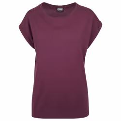 Urban Classics Ladies Extended Shoulder Tee Tee-shirt Décolleté Manche courte Coton, Pull-over - Vue supplémentaire 5