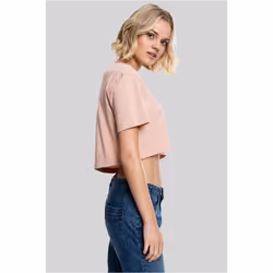 Urban Classics TB1555 Damen T-Shirt Ladies Short Oversized Tee Light Rose, S - Vue supplémentaire 4