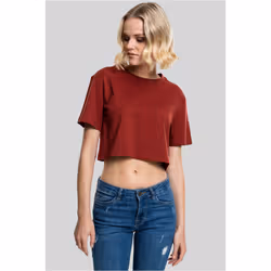 Urban Classics TB1555 Damen T-Shirt Ladies Short Oversized Tee Rusty, L