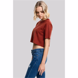 Urban Classics TB1555 Damen T-Shirt Ladies Short Oversized Tee Rusty, L