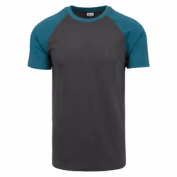 Urban Classics TB639, Tee-shirt, Adulte, Mâle, Charbon de bois, Bleu, Monochromatique, XL