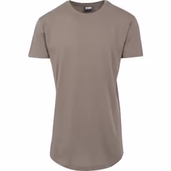 T-shirt long ajusté - Urban Classics - Vert - Manches longues - 100% coton - Homme