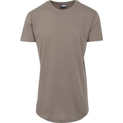 T-shirt long ajusté - Urban Classics - Vert - Manches longues - 100% coton - Homme