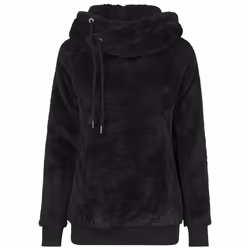 Sweatshirt à capuche femme Urban Classic long teddy