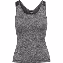 Urban Classics TB1657, Haut (vêtement), Adulte, Femelle, Noir, Charbon de bois, Blanc, XL, États-Unis d'Amérique