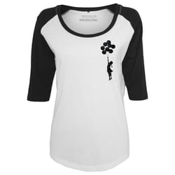 Urban Classics Banksy´s Graffiti Balloons Tee-shirt Collier rond Manche 3/4 Coton