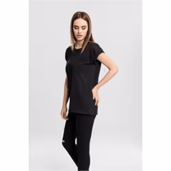 Urban Classics Ladies Extended Shoulder Tee Tee-shirt Décolleté Manche courte Coton, Pull-over