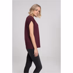 Urban Classics Ladies Extended Shoulder Tee Tee-shirt Décolleté Manche courte Coton, Pull-over