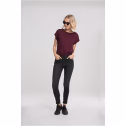 Urban Classics Ladies Extended Shoulder Tee Tee-shirt Décolleté Manche courte Coton, Pull-over - Vue supplémentaire 4