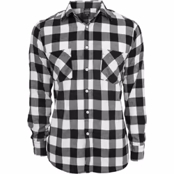 Urban Classics TB297, Chemise, Adulte, Mâle, Noir, Blanc, 5XL, États-Unis d'Amérique
