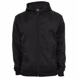 Urban Classics TB160-00007-0039, Veste coupe-vent, Mâle, Adulte, 2 pochettes, Nylon, Polyamide, Polyester, Noir