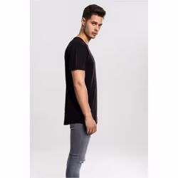T-shirt grandes tailles Urban Classic shaped long - Vue supplémentaire 4