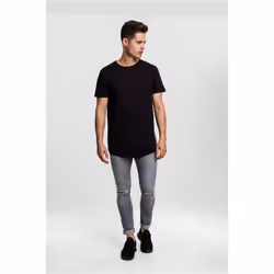 T-shirt grandes tailles Urban Classic shaped long - Vue supplémentaire 5