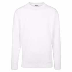 Urban Classics TB1591-00220-0058, Adulte, Mâle, Pull, Blanc, Encolure torsadée, Manches longues