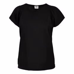 Urban Classics TB2027-00007-0058, Adulte, Femelle, Sweat à capuche, Noir, Décolleté, Manche courte