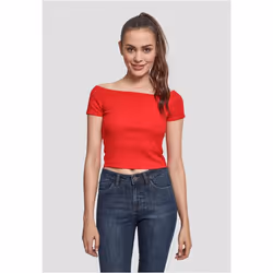 Urban Classics TB1500-00697-0042 Tee-shirt Col à épaules découvertes Manche courte Coton, Elastane - Vue supplémentaire 4