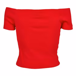 Urban Classics TB1500-00697-0058 Tee-shirt Col à épaules découvertes Manche courte Coton, Elastane