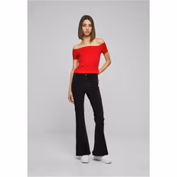 Urban Classics TB1500-00697-0058 Tee-shirt Col à épaules découvertes Manche courte Coton, Elastane