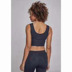 Crop top femme Urban Classic Stripe zip - Vue supplémentaire 7