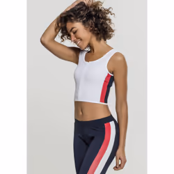 Urban Classics TB1895, Haut (vêtement), Adulte, Femelle, Bleu, Rouge, Blanc, XS, SML