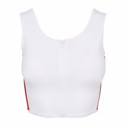Crop top femme Urban Classic Stripe zip