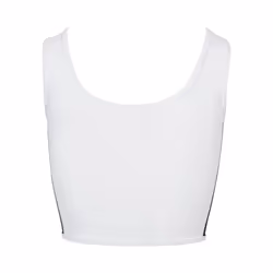 Crop top femme Urban Classic Stripe zip