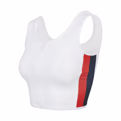 Crop top femme Urban Classic Stripe zip - Vue supplémentaire 4