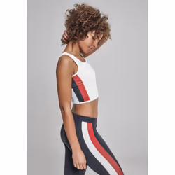 Crop top femme Urban Classic Stripe zip - Vue supplémentaire 6