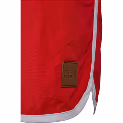 Urban Classics Herren Schwimmshirt Retro Swimshorts, Rot (Firered/White 01314), XX-Large Mâle Rouge, Blanc - Vue supplémentaire 6