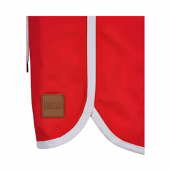 Urban Classics Herren Schwimmshirt Retro Swimshorts, Rot (Firered/White 01314), XX-Large Mâle Rouge, Blanc - Vue supplémentaire 7