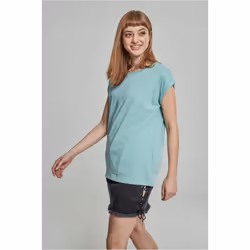 Urban Classics Ladies Extended Shoulder Tee Tee-shirt Décolleté Manche courte Coton, Pull-over