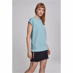 Urban Classics Ladies Extended Shoulder Tee Tee-shirt Décolleté Manche courte Coton, Pull-over - Vue supplémentaire 4