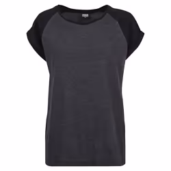 Urban Classics TB1913-01166-0037, Tee-shirt, Adulte, Femelle, Noir, Charbon de bois, Monochromatique, 3XL