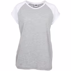 Urban Classics TB1913-01219-0054, Tee-shirt, Adulte, Femelle, Gris, Blanc, Monochromatique, XL