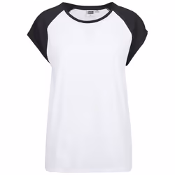 Urban Classics TB1913-01248-0039, Tee-shirt, Adulte, Femelle, Noir, Blanc, Monochromatique, 4XL