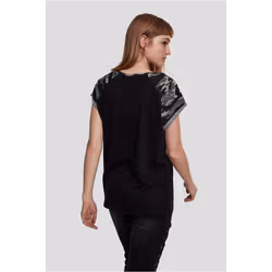 Urban Classics Ladies Contrast Raglan Tee Tee-shirt Encolure torsadée Manche courte Coton, Viscose
