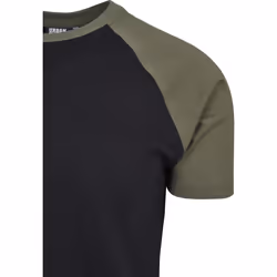 Urban Classics Raglan Contrast Tee Tee-shirt Encolure torsadée Manche courte Coton, Pull-over - Vue supplémentaire 5