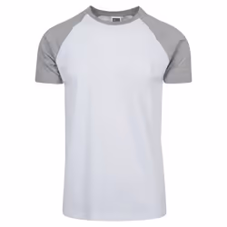 Urban Classics TB639-00230-0039, Tee-shirt, Adulte, Mâle, Gris, Blanc, 4XL, Encolure torsadée